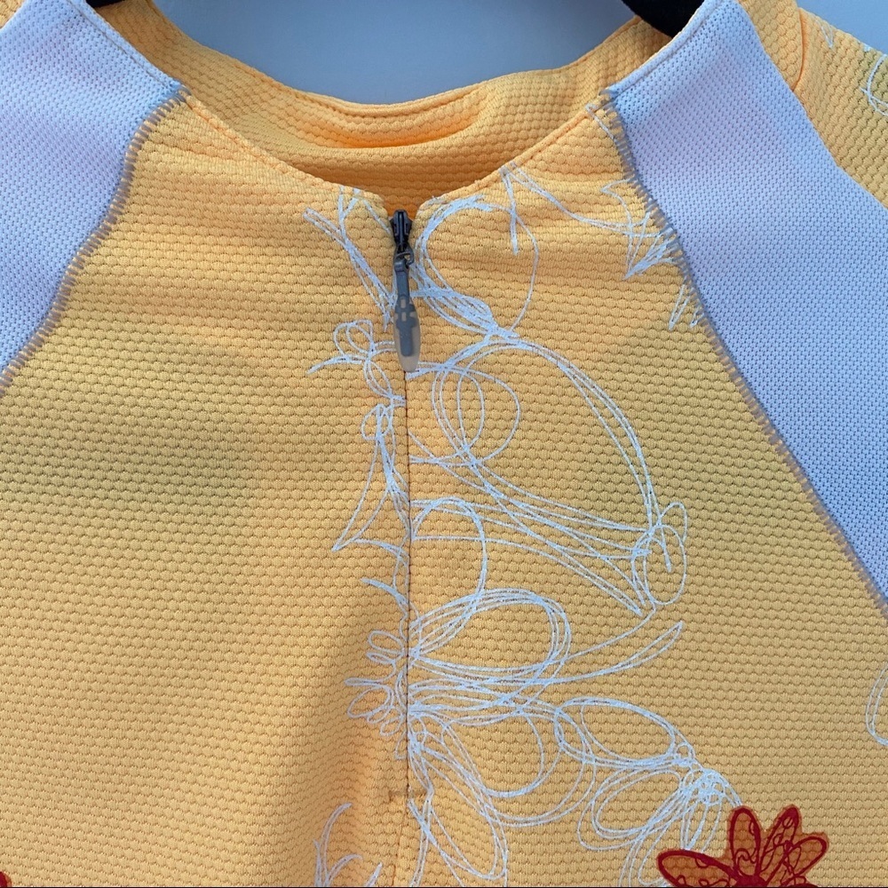 Adidas Women's Cycling Yellow Active Top - Picture 5 of 11